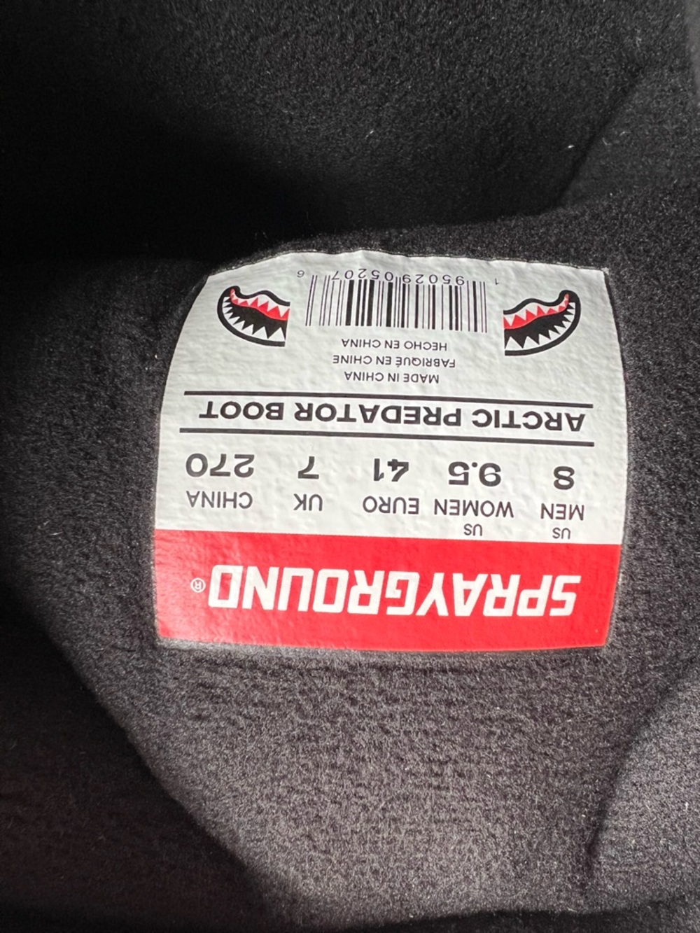Sprayground Artic Predator Boot - Picture 3 of 14